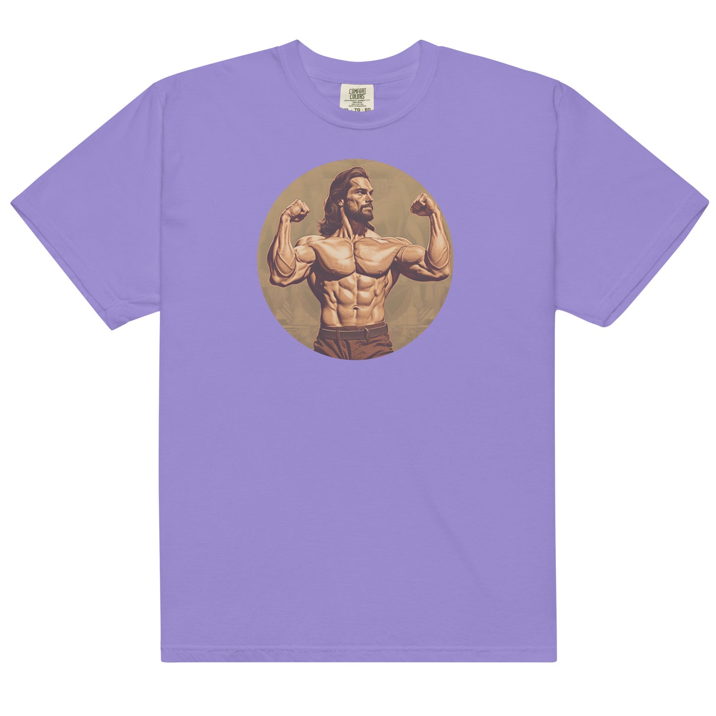 Strong Jesus Men’s garment-dyed heavyweight t-shirt