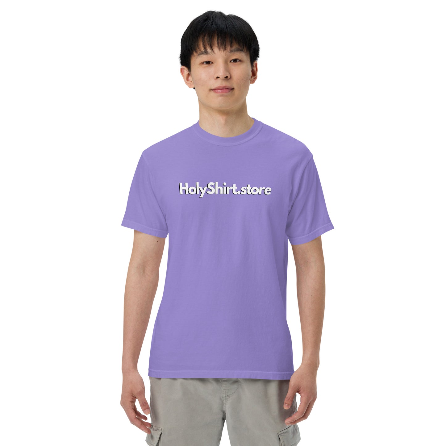 HolyShirt.store 3D Logo Men’s garment-dyed heavyweight t-shirt