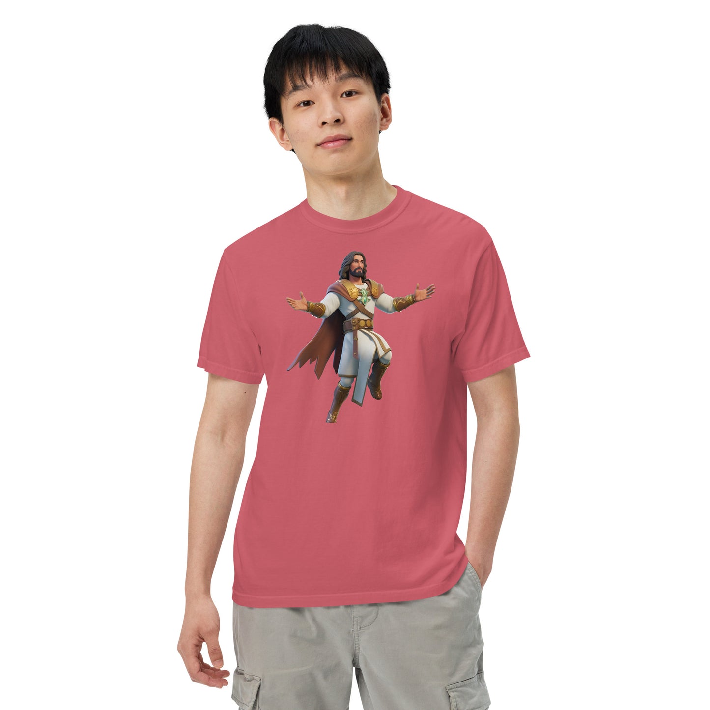 Jesus: The Ultimate Victory Royale - Men’s garment-dyed heavyweight t-shirt