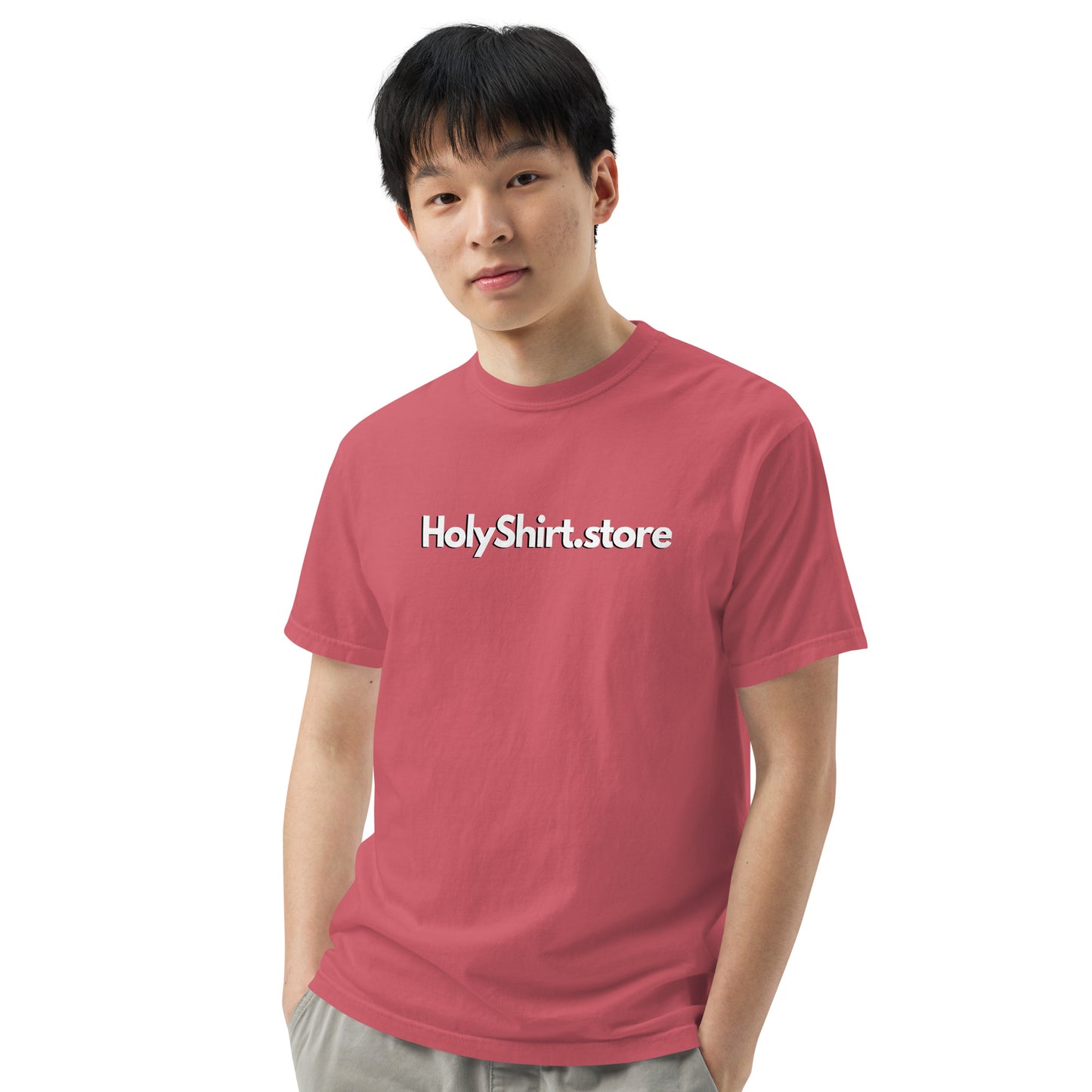HolyShirt.store 3D Logo Men’s garment-dyed heavyweight t-shirt