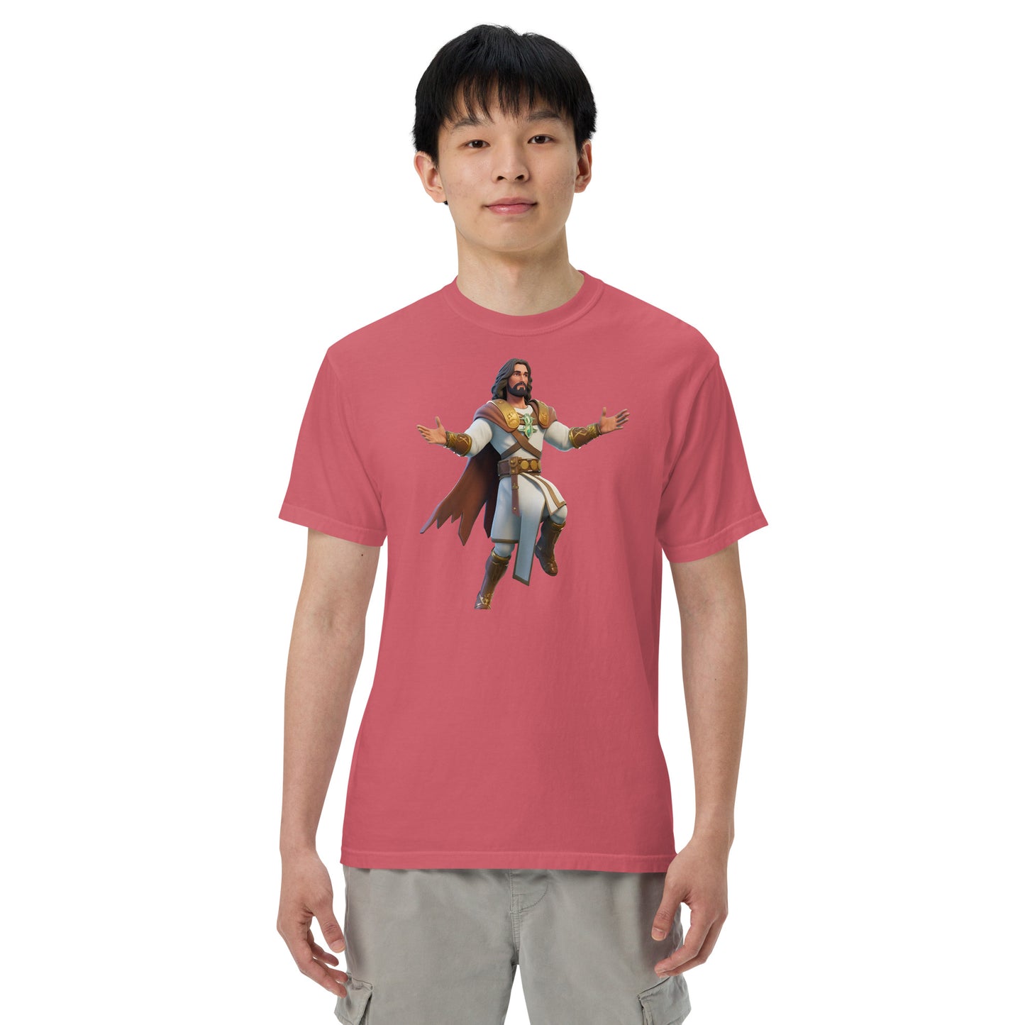 Jesus: The Ultimate Victory Royale - Men’s garment-dyed heavyweight t-shirt
