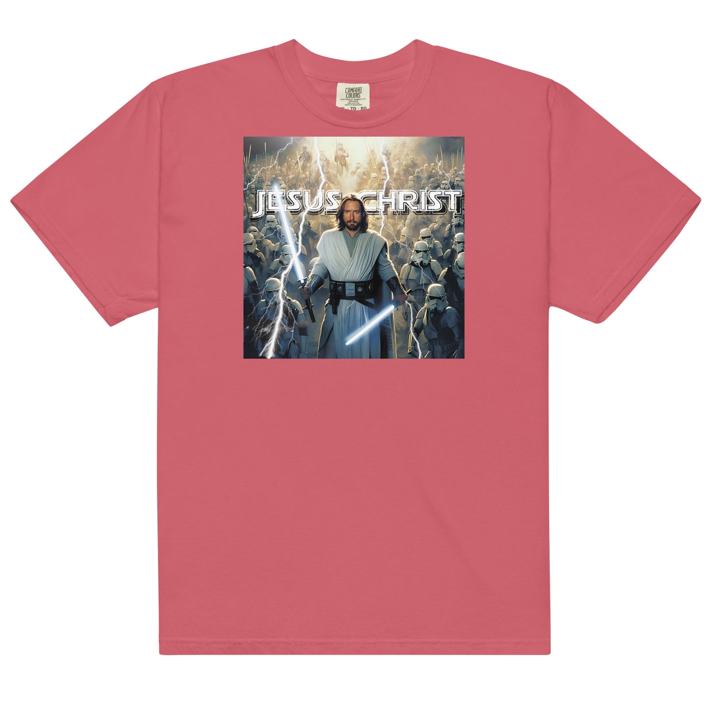 "Jesus Christ: The Jedi Master" - Men’s garment-dyed heavyweight t-shirt