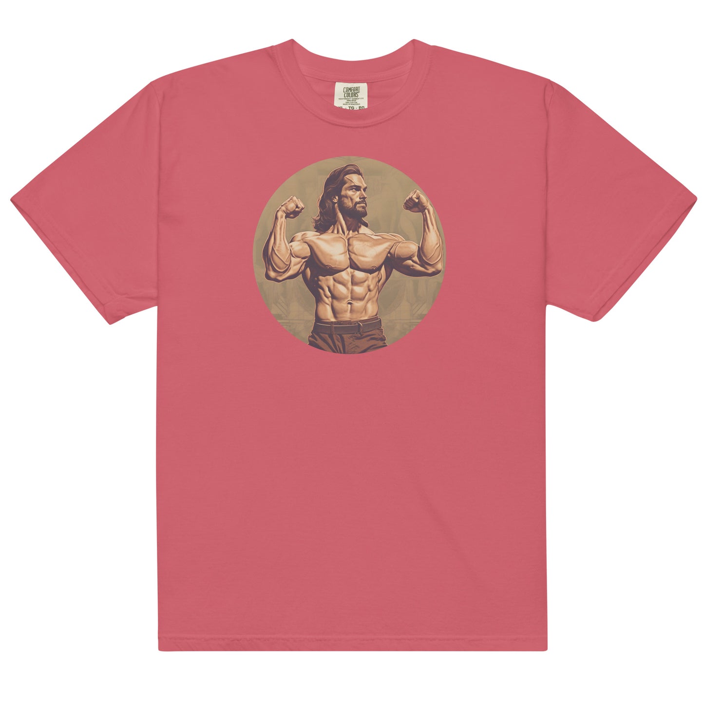 Strong Jesus Men’s garment-dyed heavyweight t-shirt