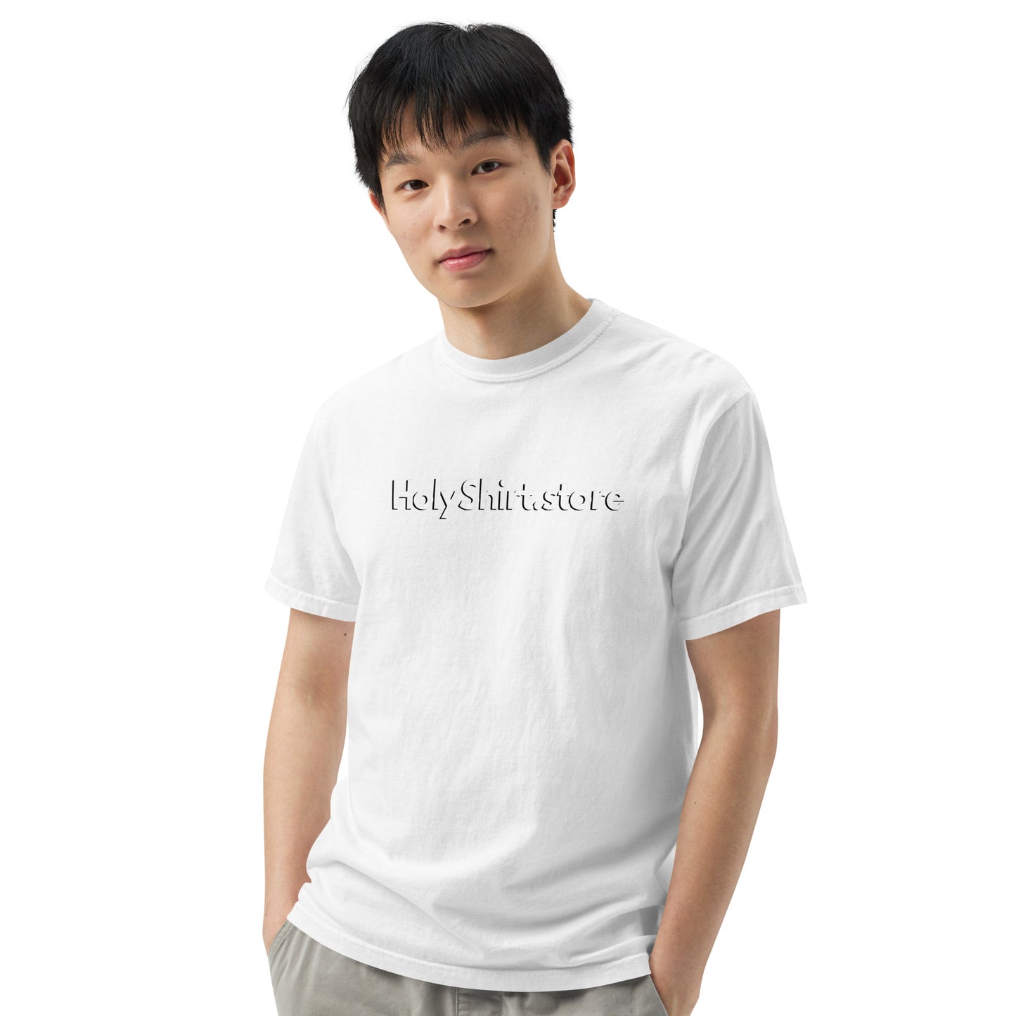 HolyShirt.store 3D Logo Men’s garment-dyed heavyweight t-shirt