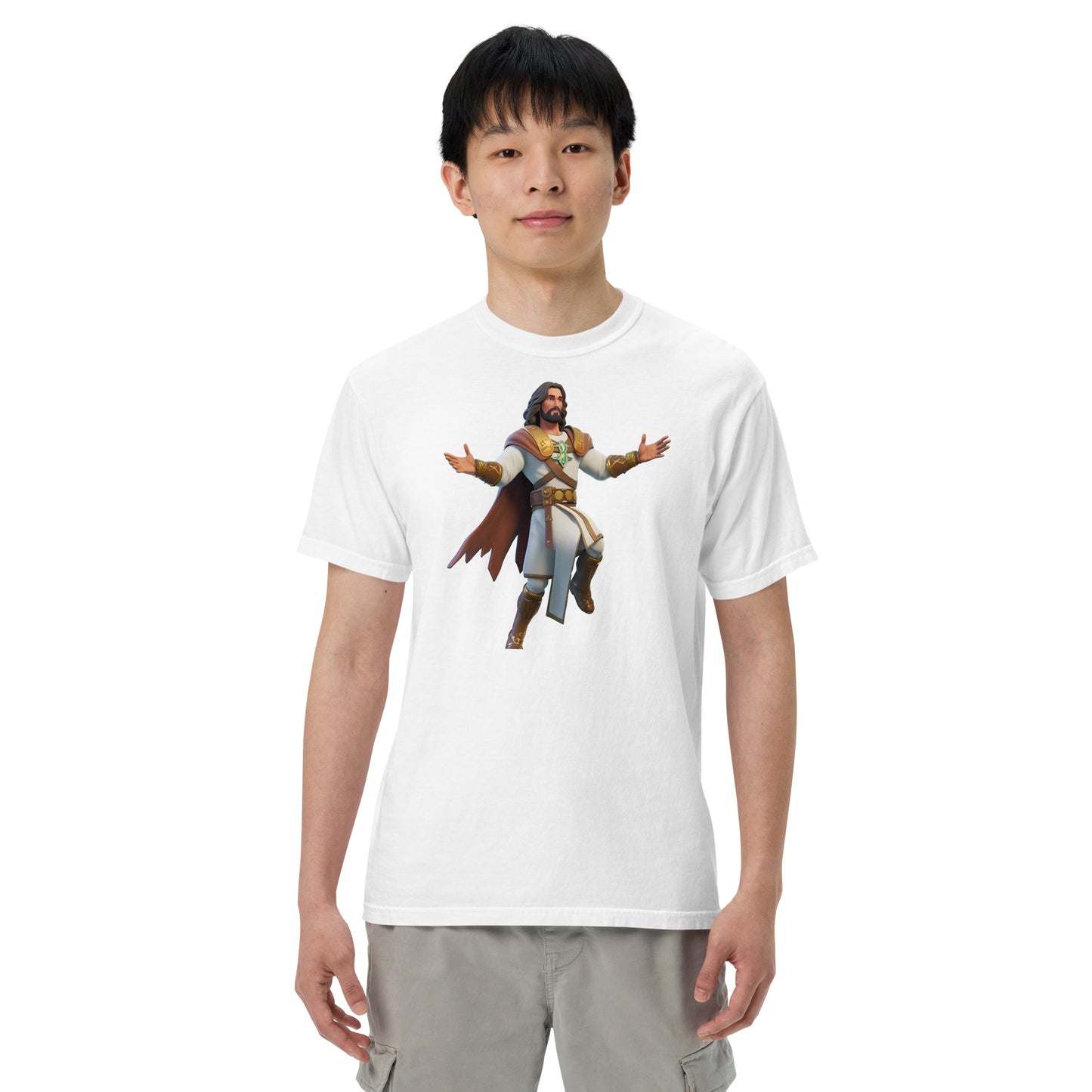 Jesus: The Ultimate Victory Royale - Men’s garment-dyed heavyweight t-shirt