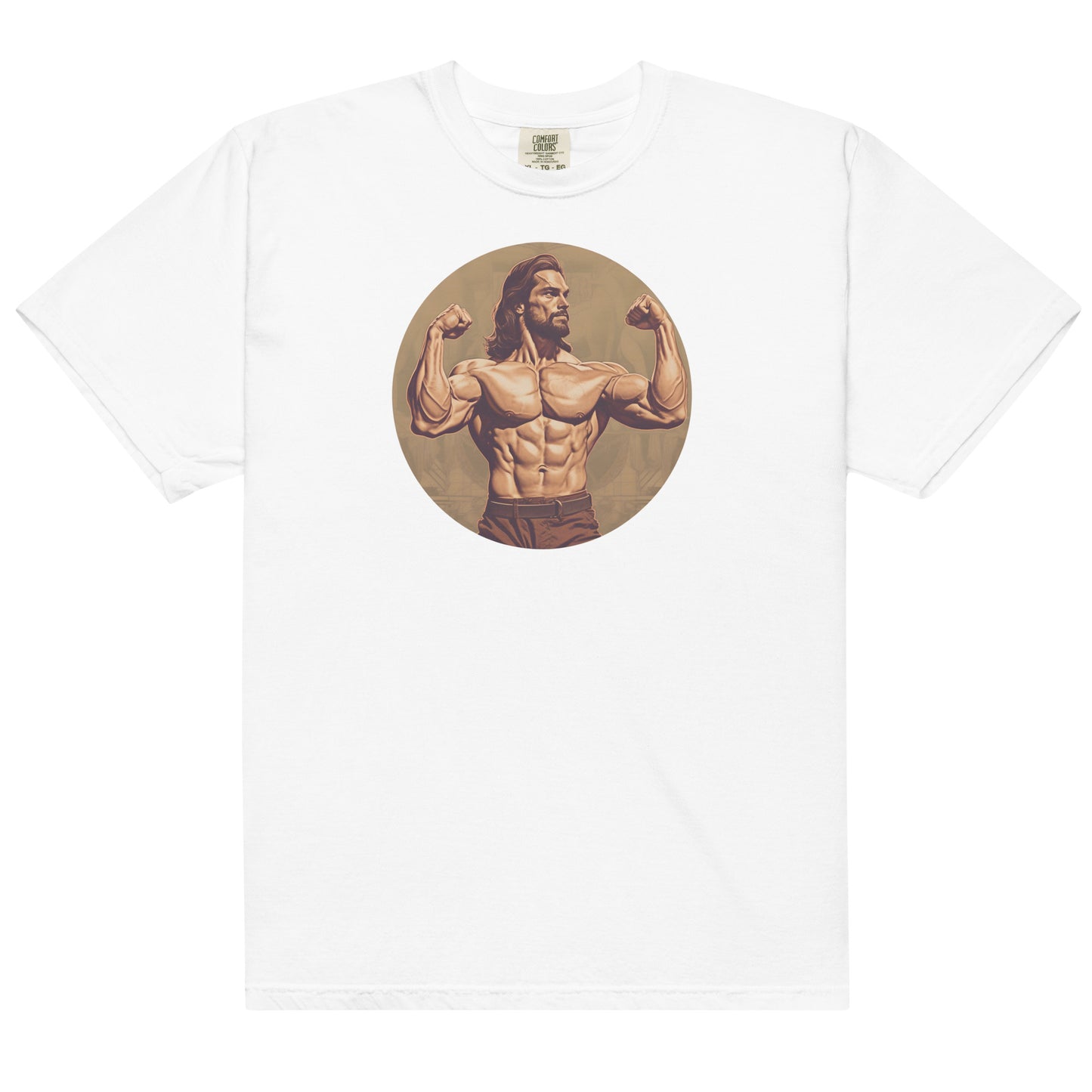 Strong Jesus Men’s garment-dyed heavyweight t-shirt
