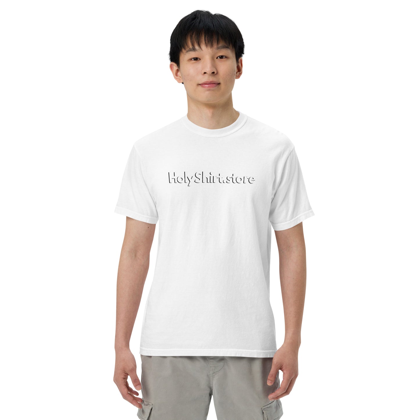HolyShirt.store 3D Logo Men’s garment-dyed heavyweight t-shirt