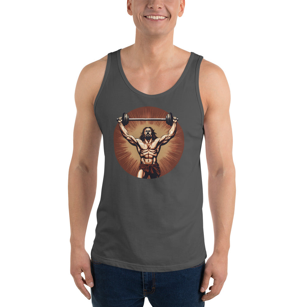 Jesus Body Builder 2 Unisex Tank Top