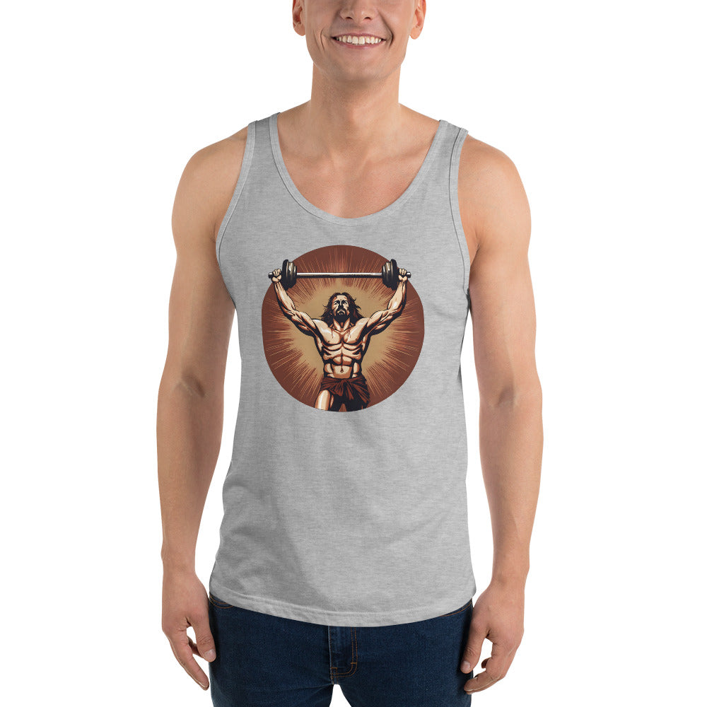 Jesus Body Builder 2 Unisex Tank Top