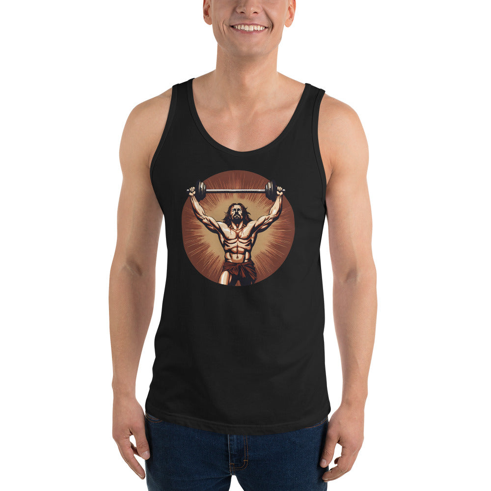 Jesus Body Builder 2 Unisex Tank Top
