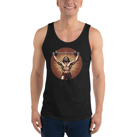 Jesus Body Builder 2 Unisex Tank Top