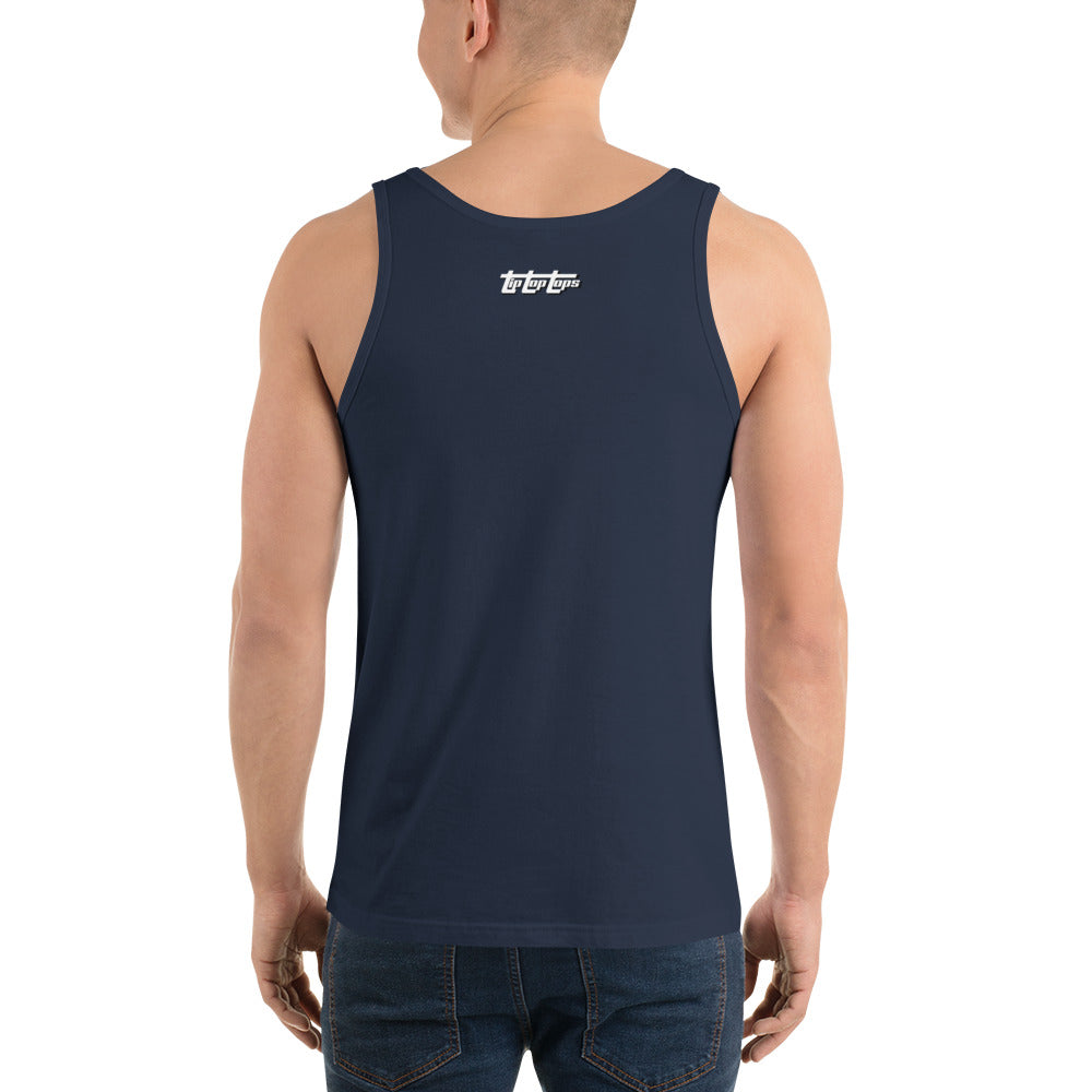 Jesus Body Builder 3 “No Whey in Hell” Unisex Tank Top