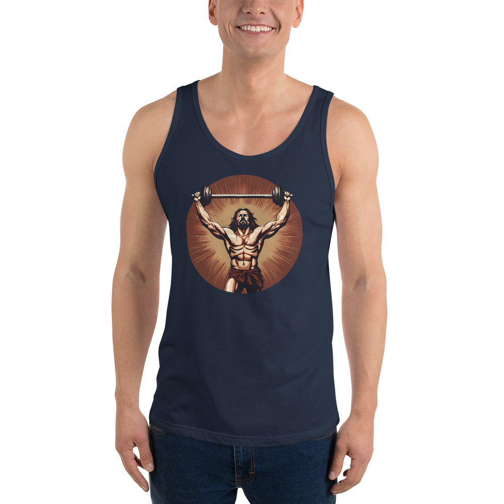 Jesus Body Builder 2 Unisex Tank Top