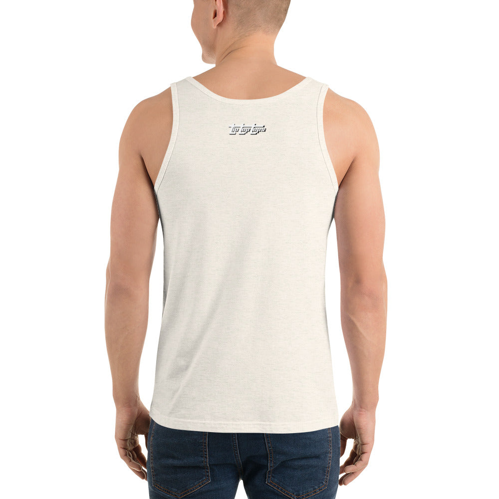 Jesus Body Builder 3 “No Whey in Hell” Unisex Tank Top