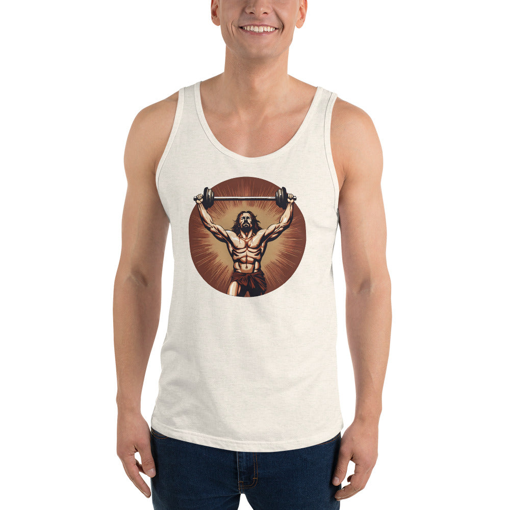 Jesus Body Builder 2 Unisex Tank Top
