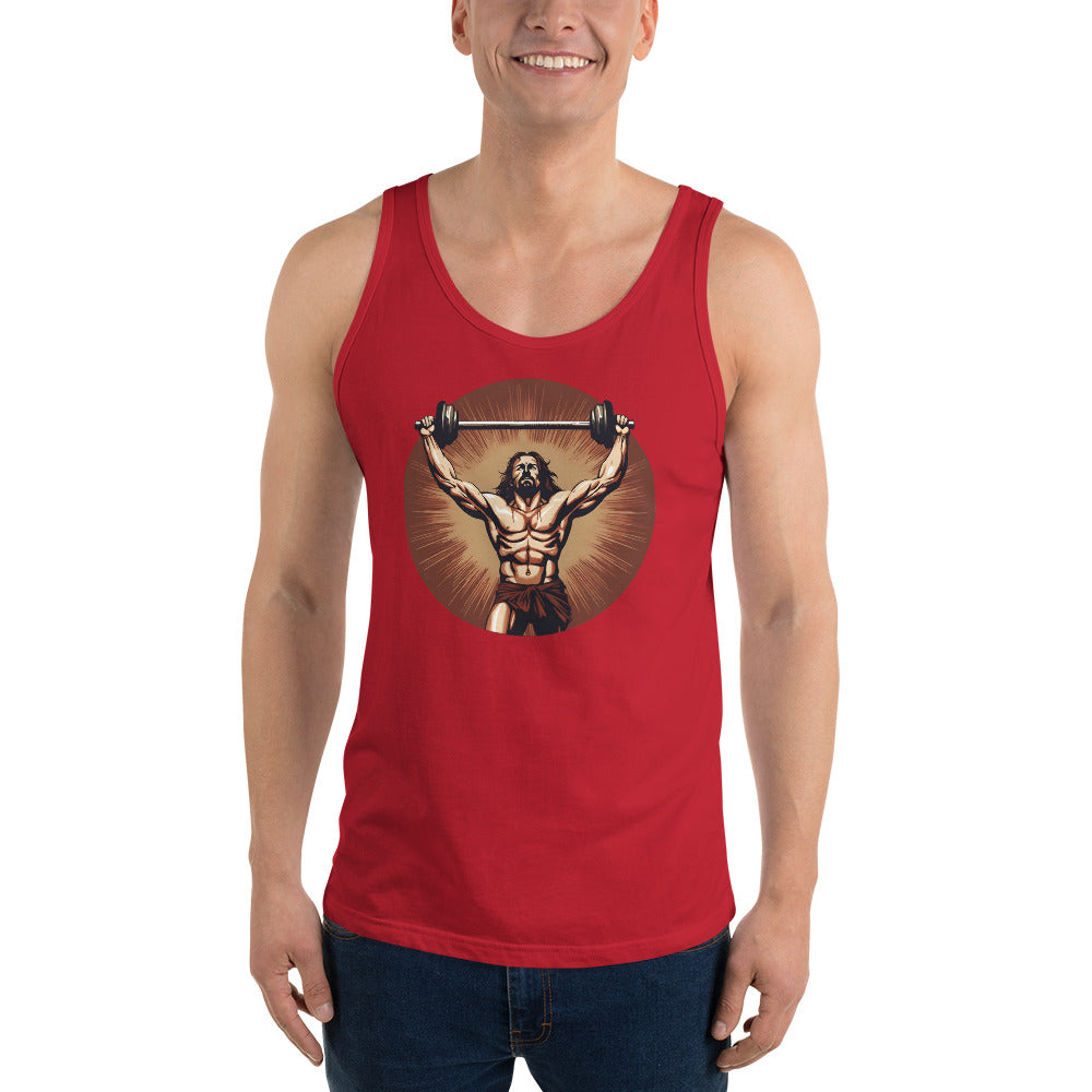 Jesus Body Builder 2 Unisex Tank Top