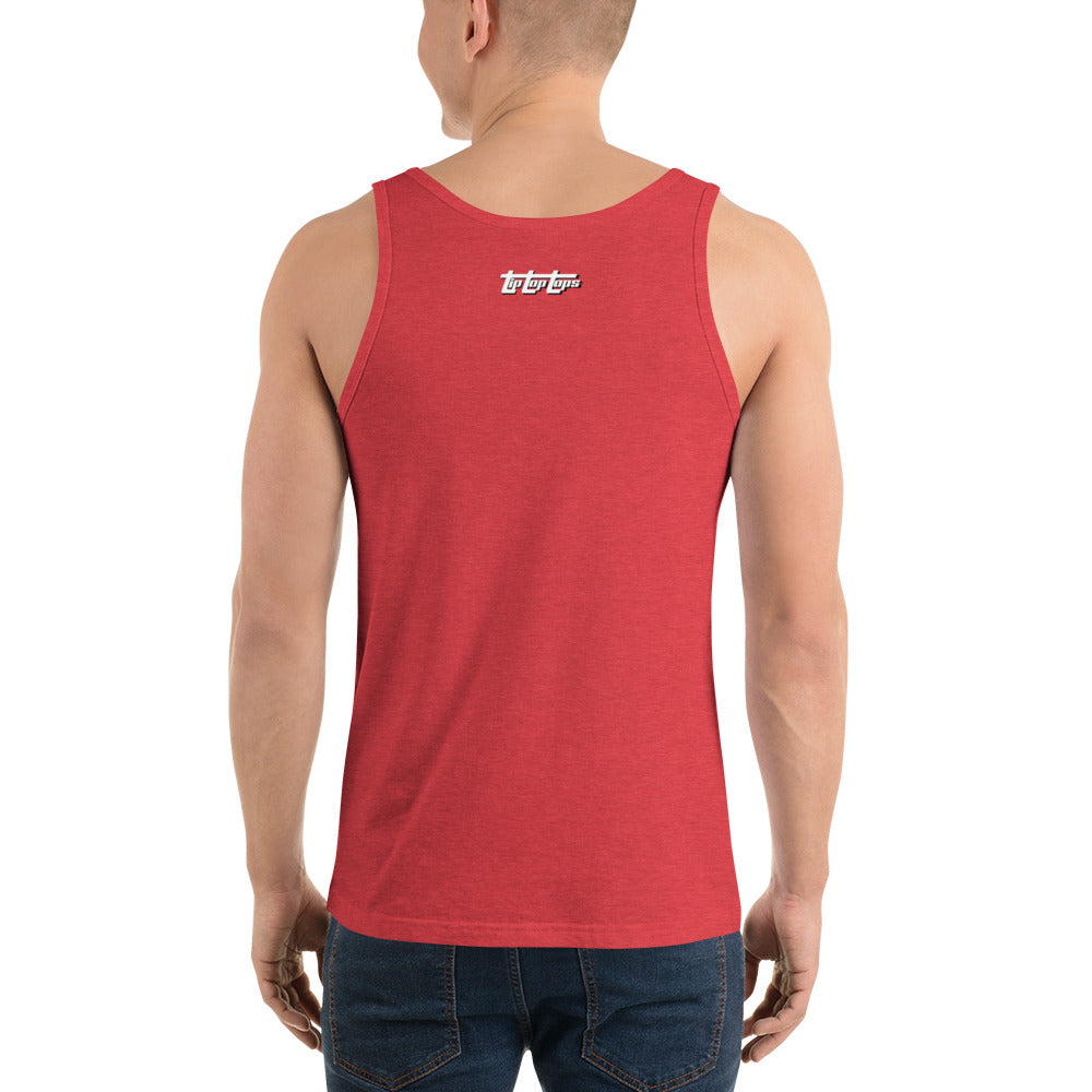 Jesus Body Builder 3 “No Whey in Hell” Unisex Tank Top