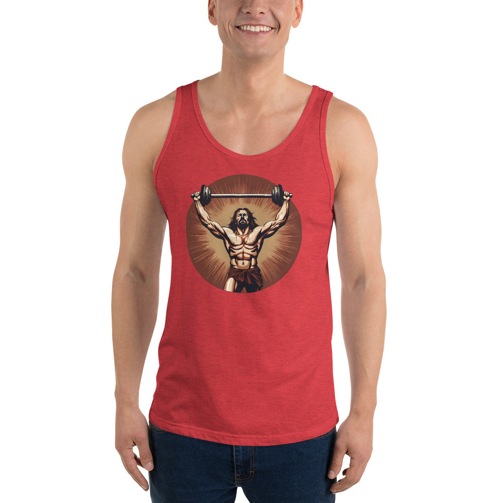 Jesus Body Builder 2 Unisex Tank Top
