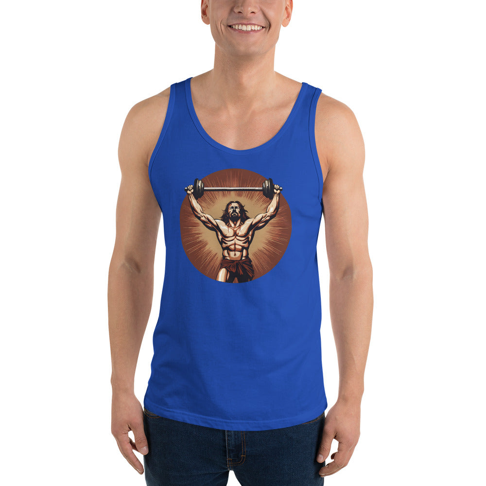 Jesus Body Builder 2 Unisex Tank Top