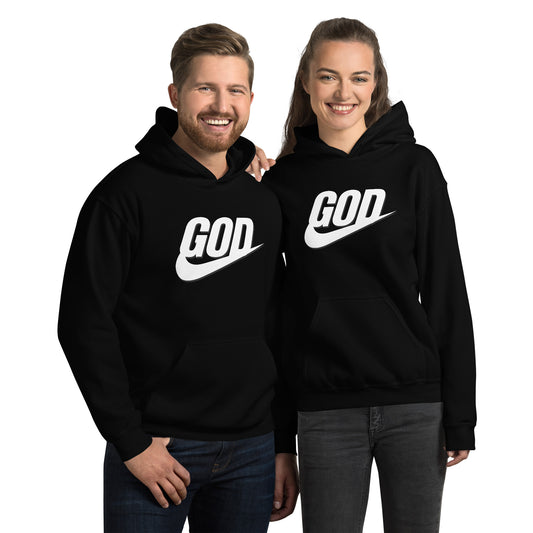 God Air Swoosh Logo - Unisex Hoodie
