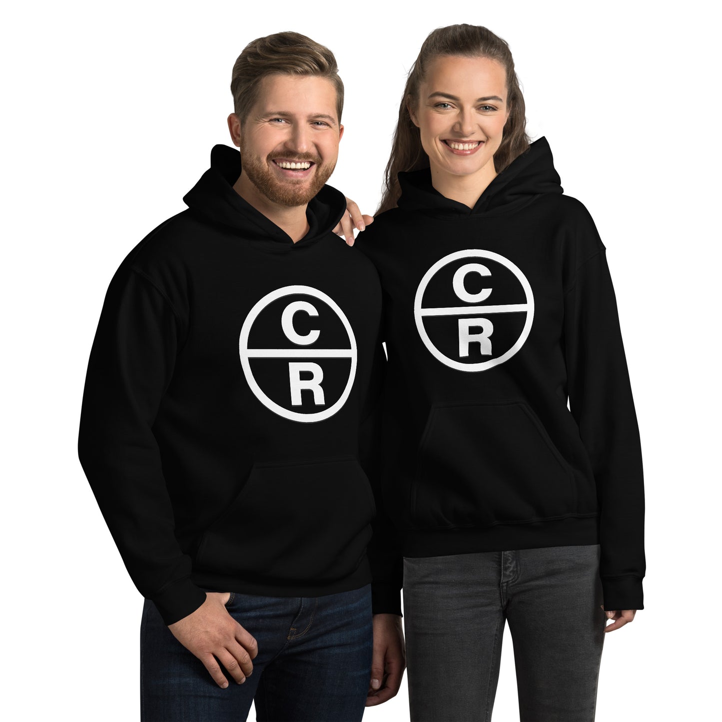 CR Celebrate Recovery Classic Logo White Font Unisex Hoodie