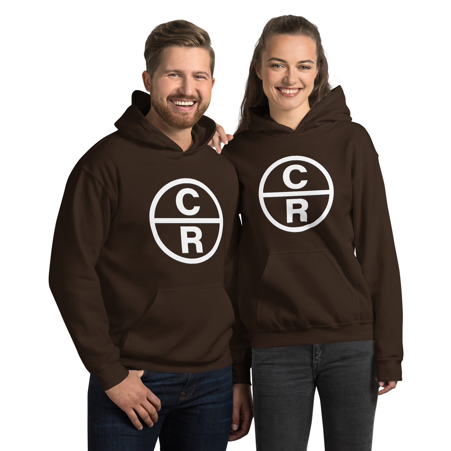 CR Celebrate Recovery Classic Logo White Font Unisex Hoodie