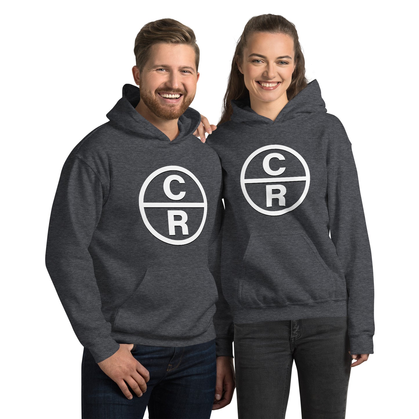 CR Celebrate Recovery Classic Logo White Font Unisex Hoodie