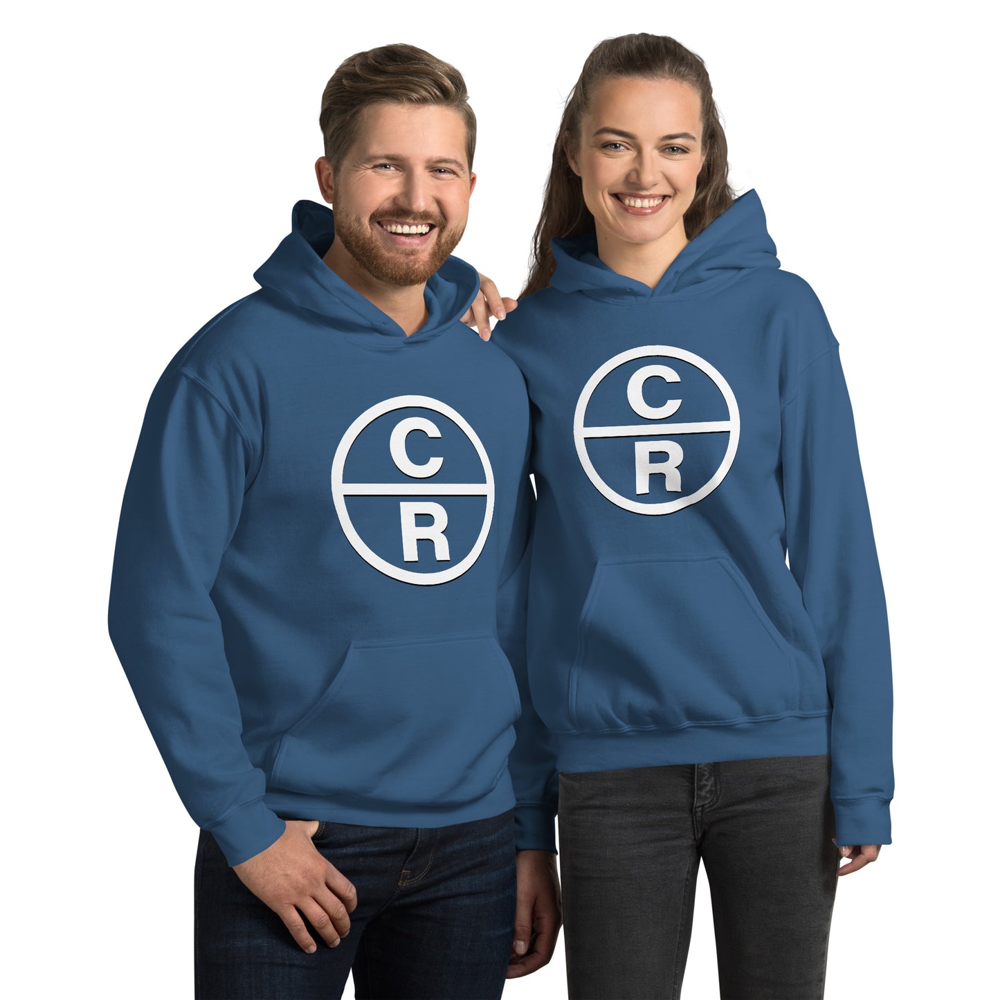 CR Celebrate Recovery Classic Logo White Font Unisex Hoodie