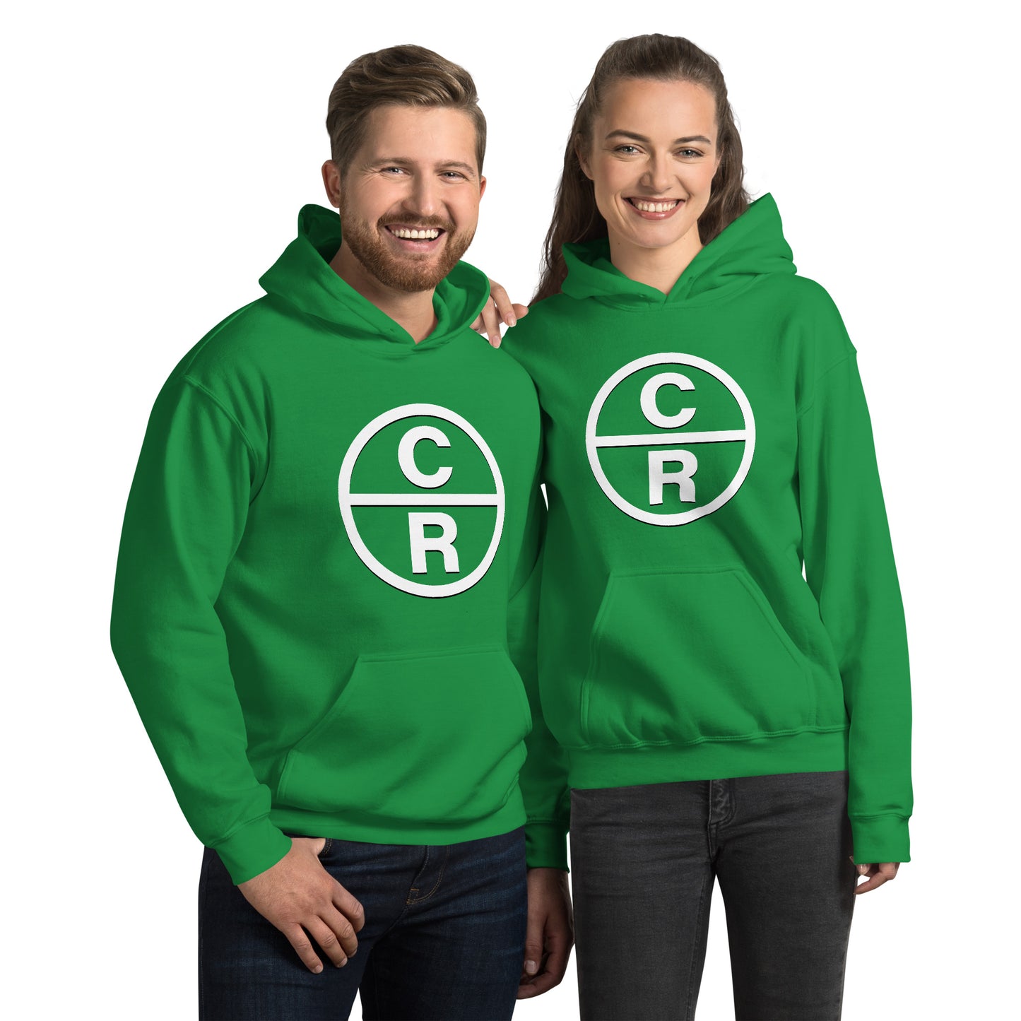 CR Celebrate Recovery Classic Logo White Font Unisex Hoodie