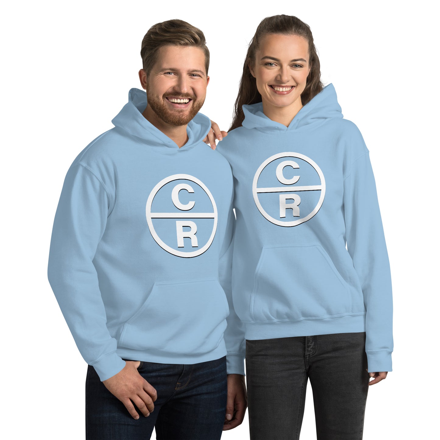 CR Celebrate Recovery Classic Logo White Font Unisex Hoodie