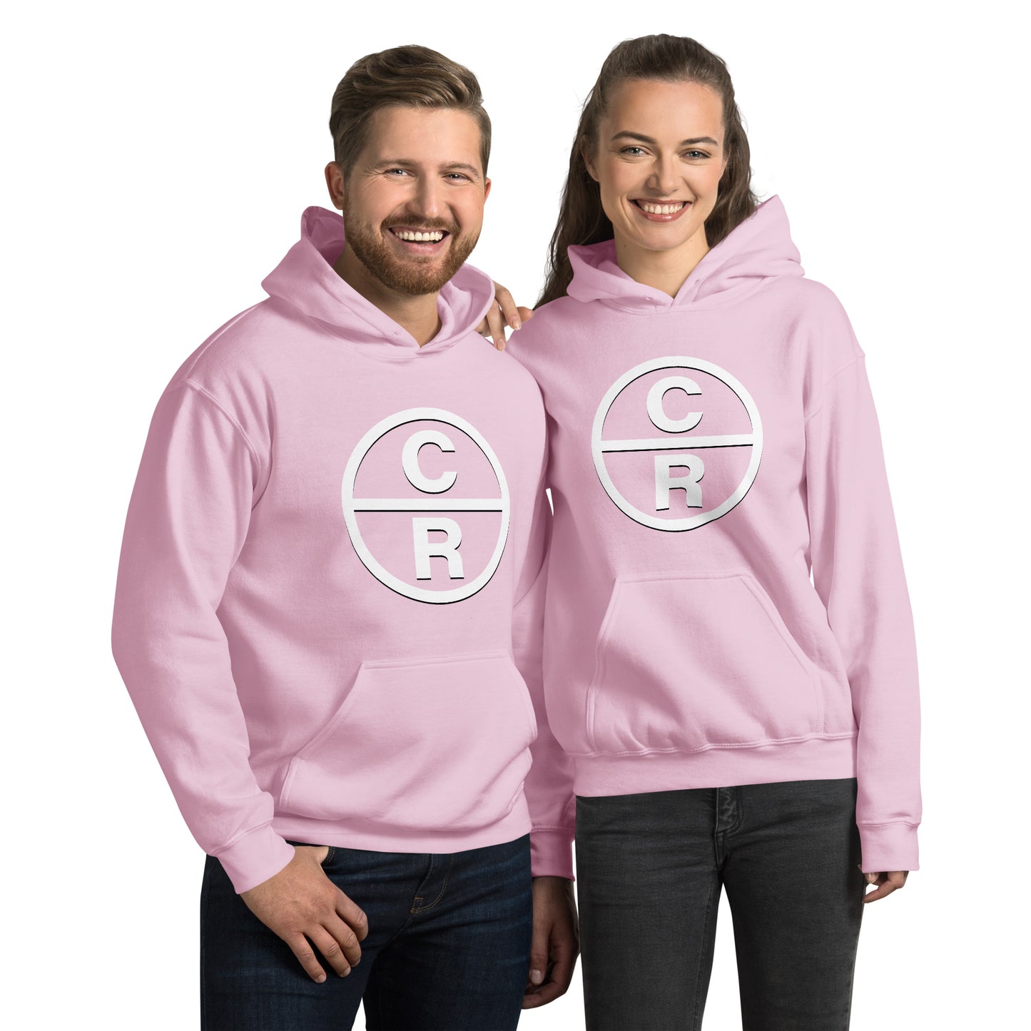 CR Celebrate Recovery Classic Logo White Font Unisex Hoodie