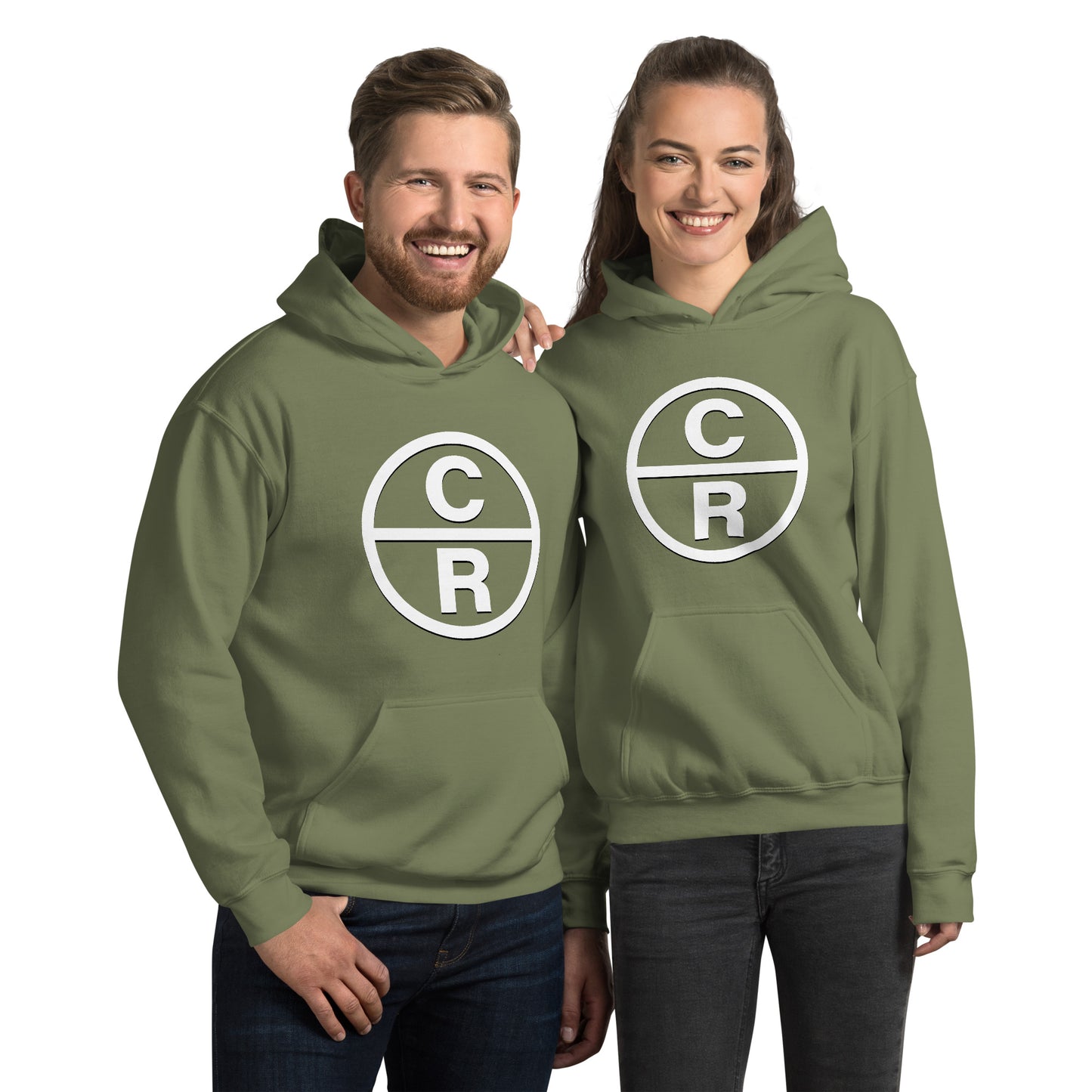 CR Celebrate Recovery Classic Logo White Font Unisex Hoodie
