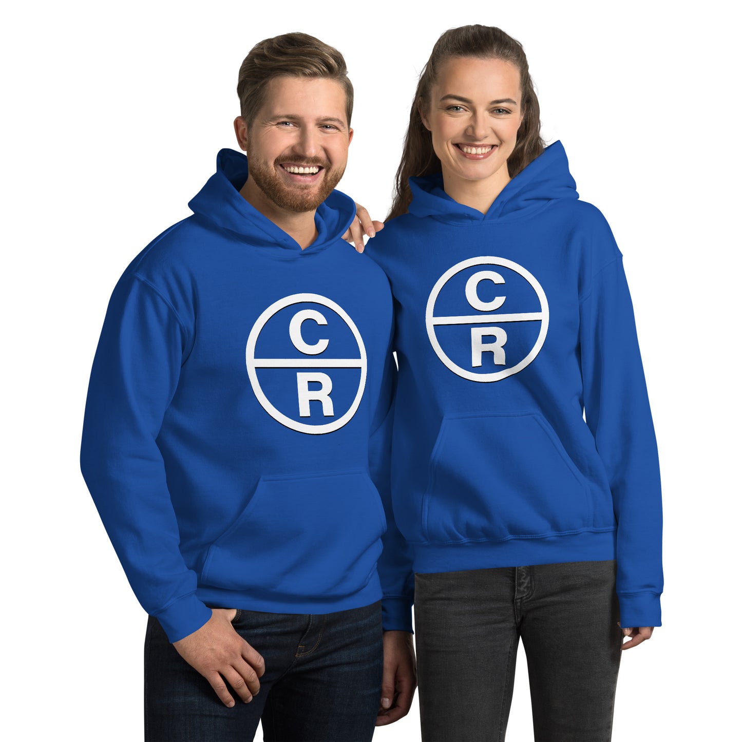 CR Celebrate Recovery Classic Logo White Font Unisex Hoodie