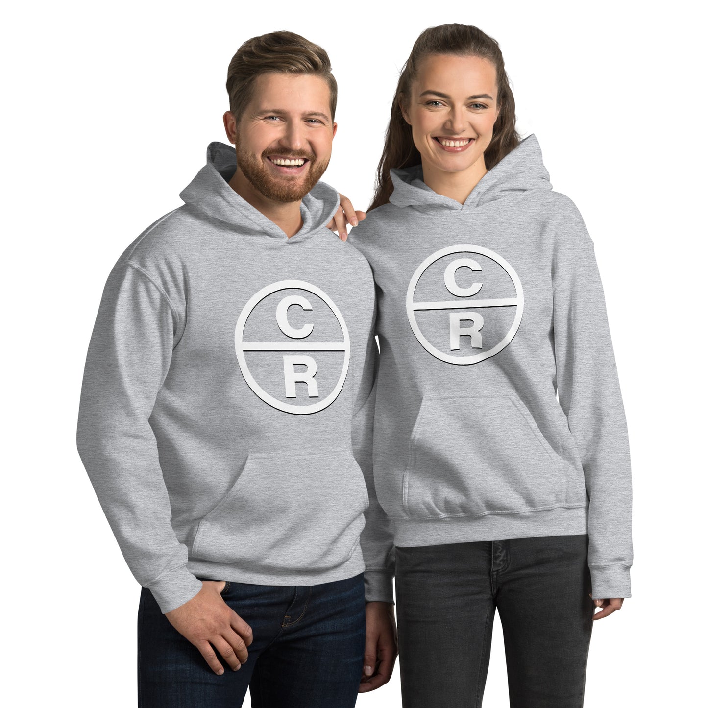 CR Celebrate Recovery Classic Logo White Font Unisex Hoodie