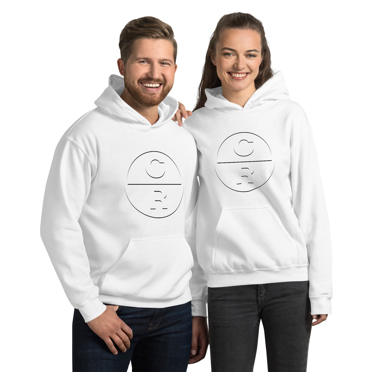 CR Celebrate Recovery Classic Logo White Font Unisex Hoodie