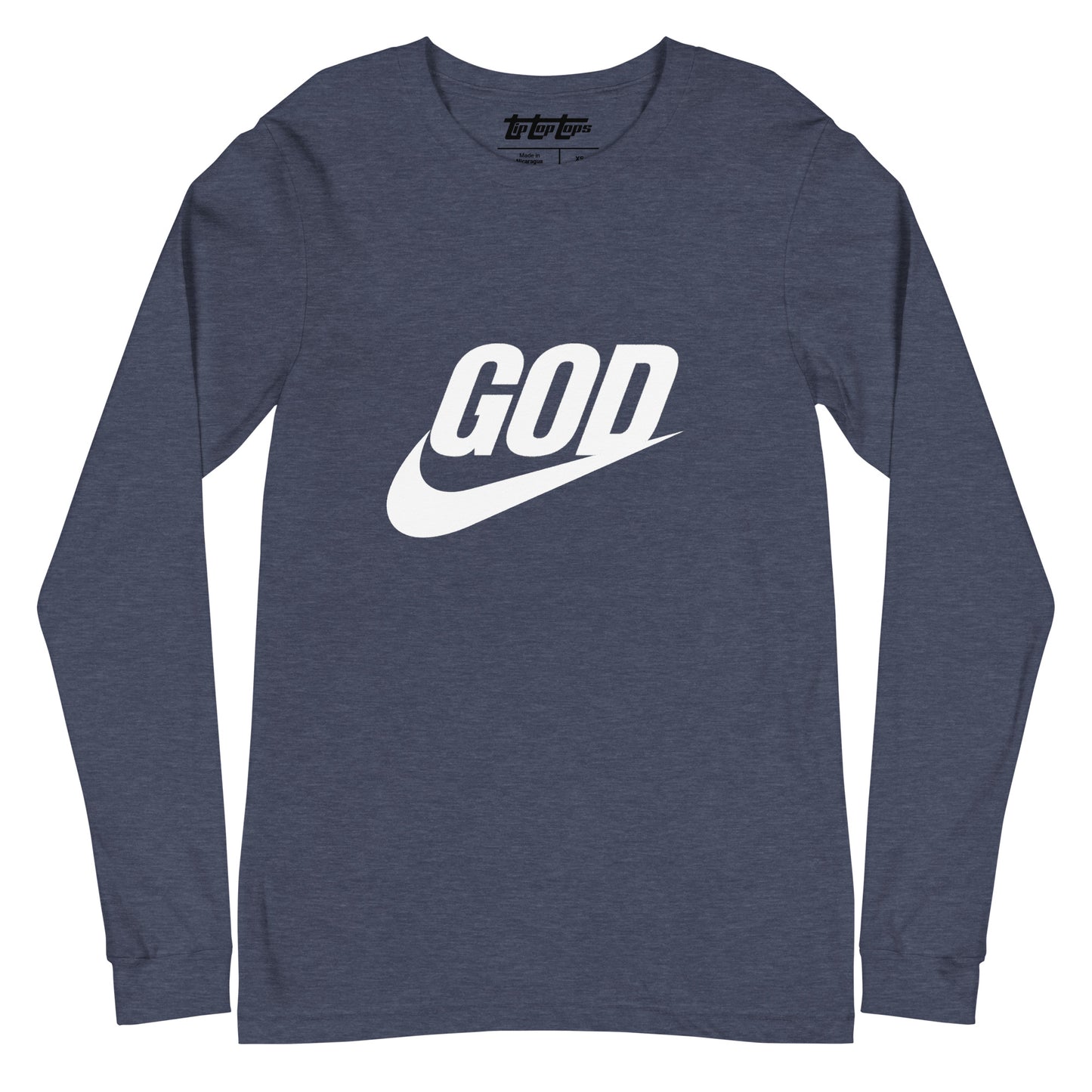 “God Swoosh” Logo Unisex Long Sleeve Tee