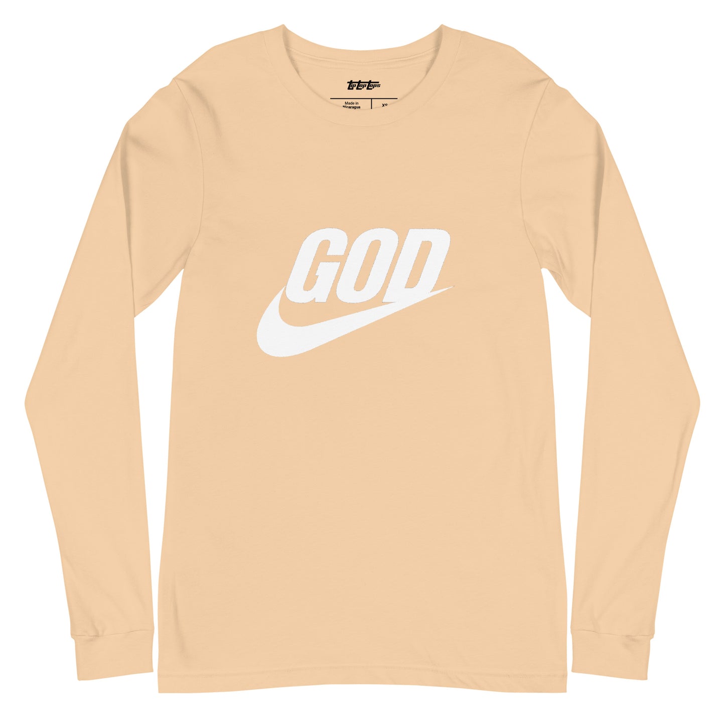 “God Swoosh” Logo Unisex Long Sleeve Tee
