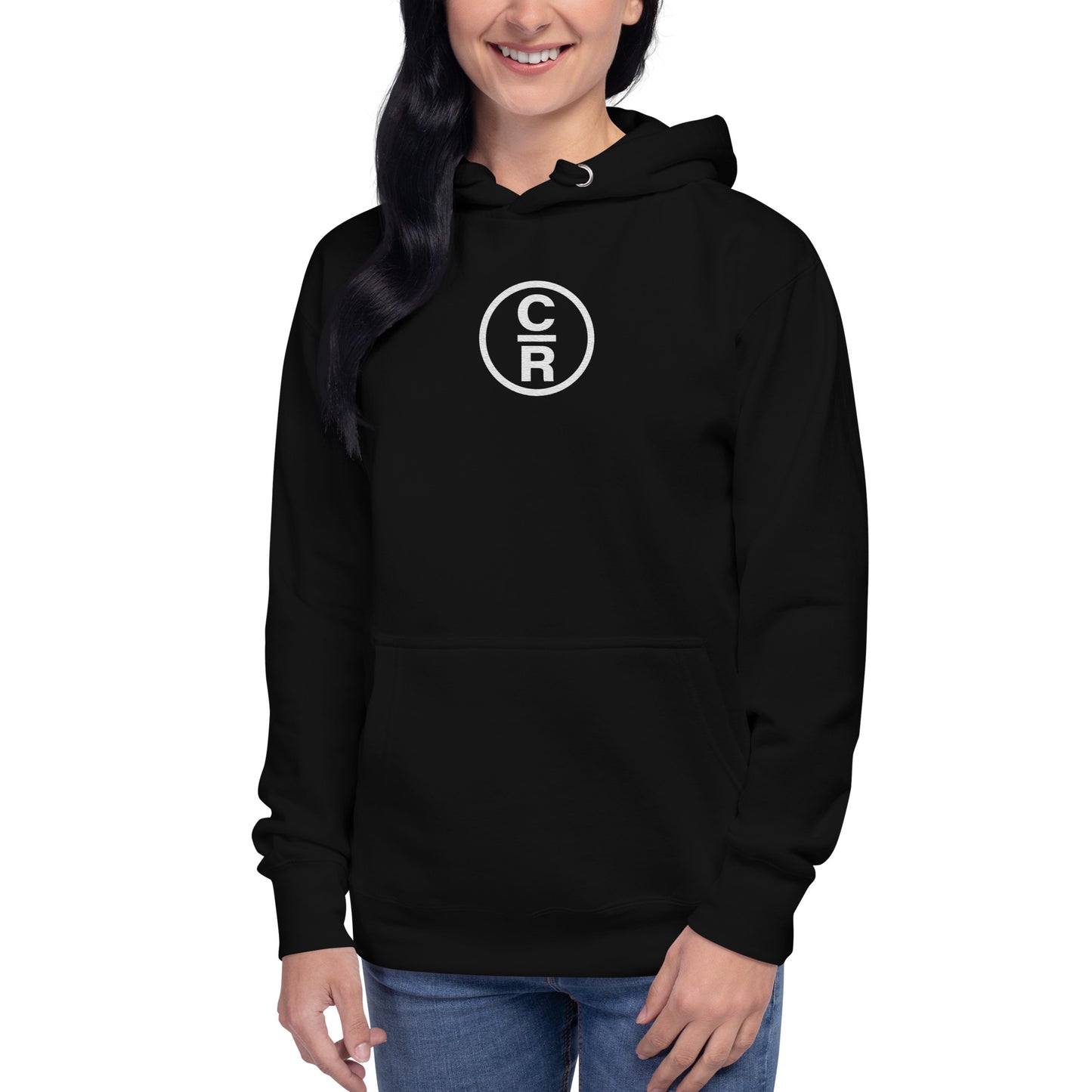 CR Classic Logo - White Font -Unisex Hoodie