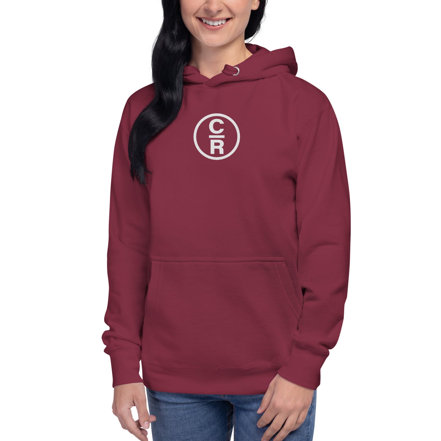 CR Classic Logo - White Font -Unisex Hoodie