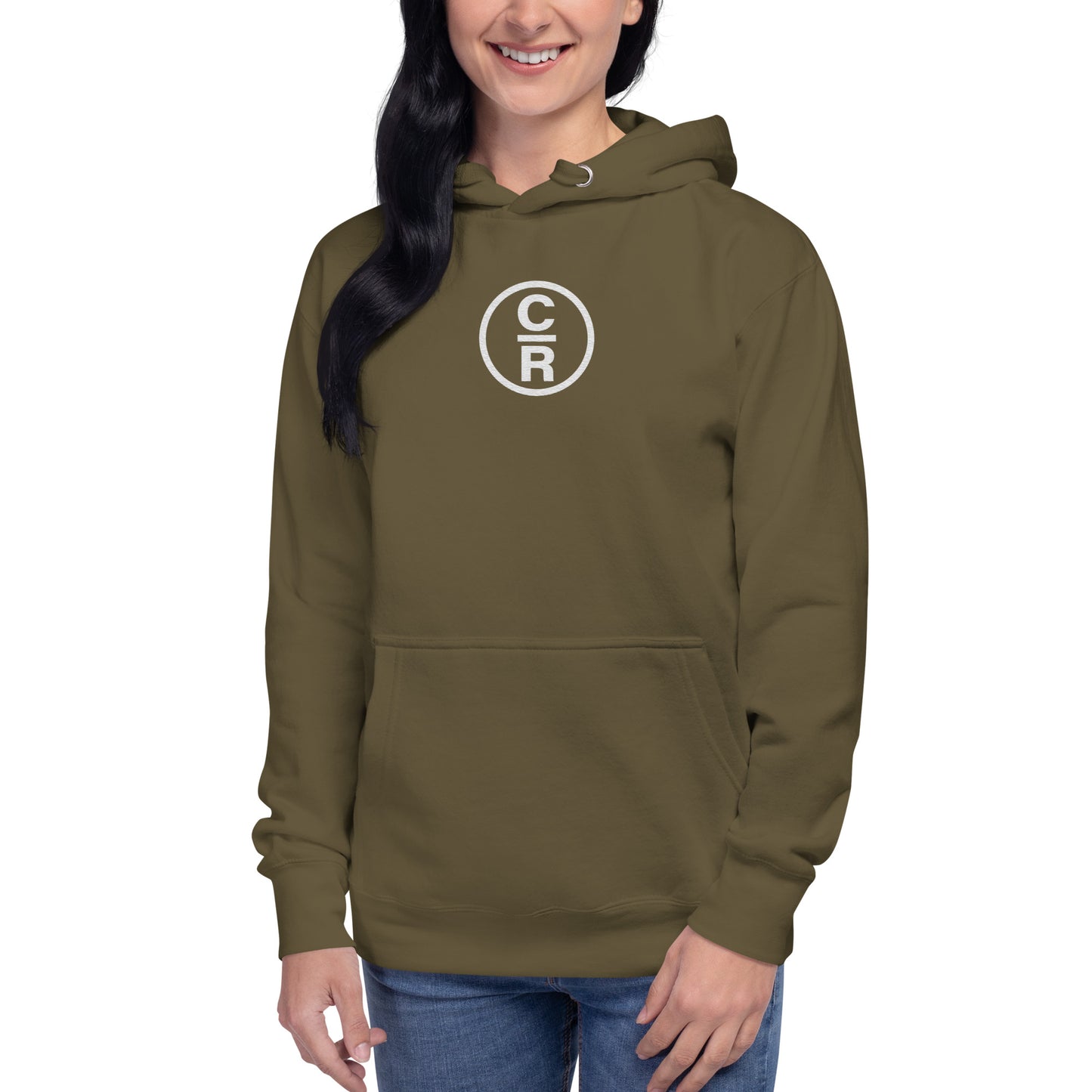 CR Classic Logo - White Font -Unisex Hoodie