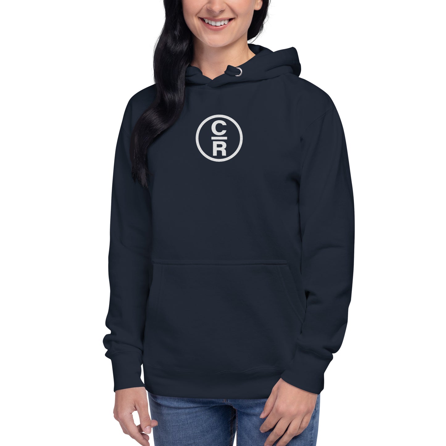 CR Classic Logo - White Font -Unisex Hoodie