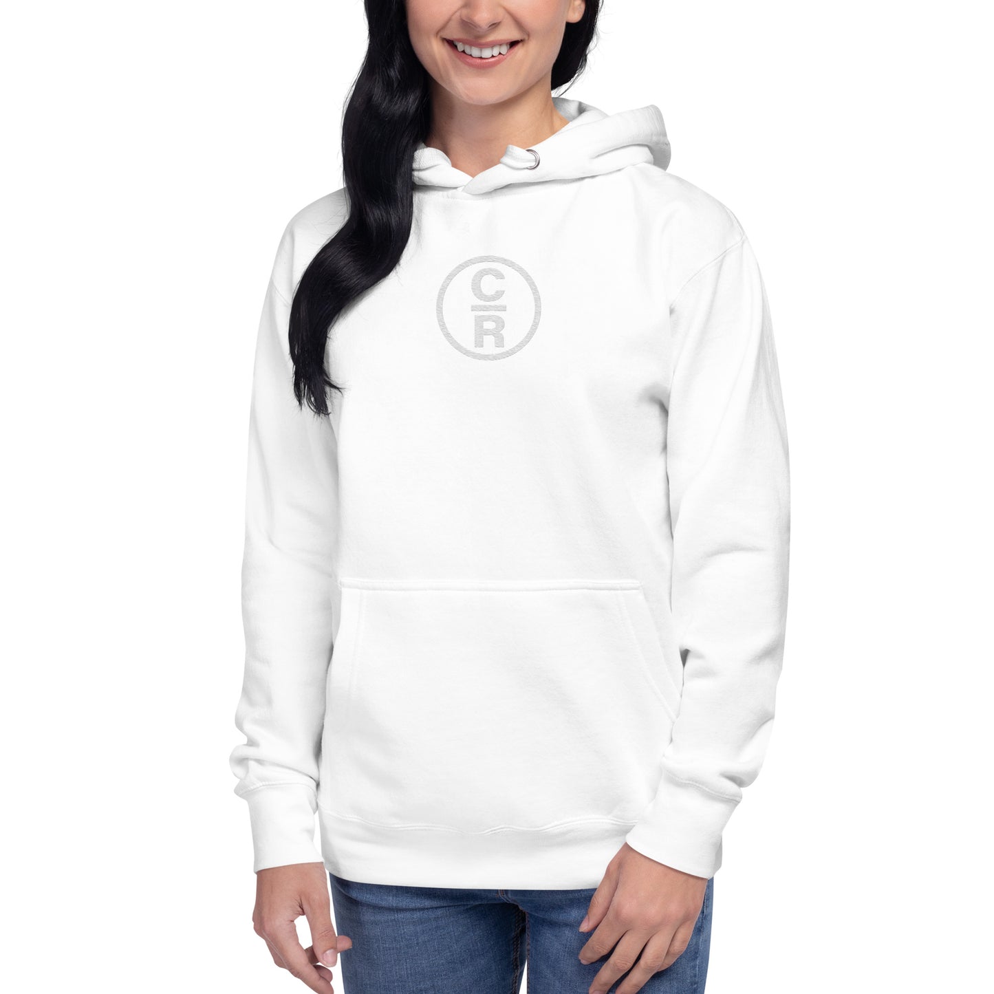 CR Classic Logo - White Font -Unisex Hoodie
