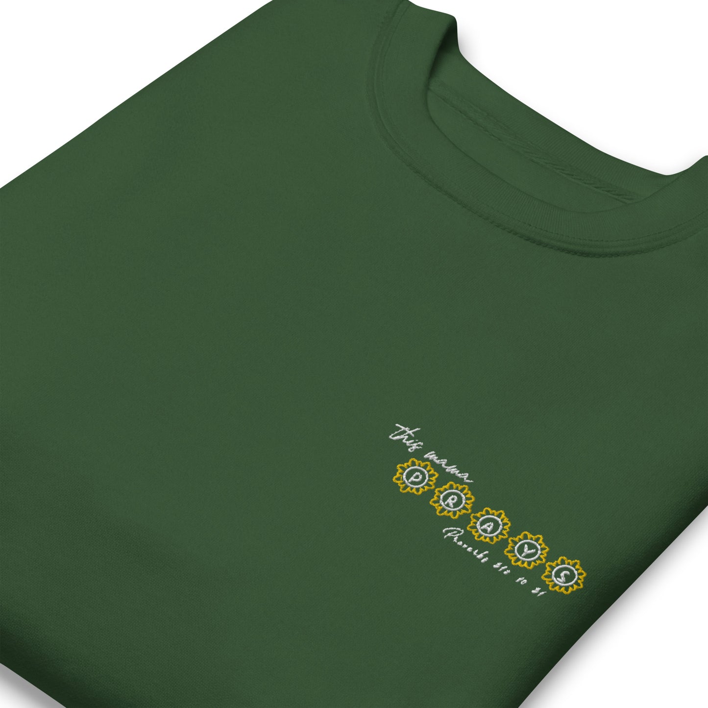 This Mama Prays (Proverbs 31:10-31) Unisex Premium Sweatshirt