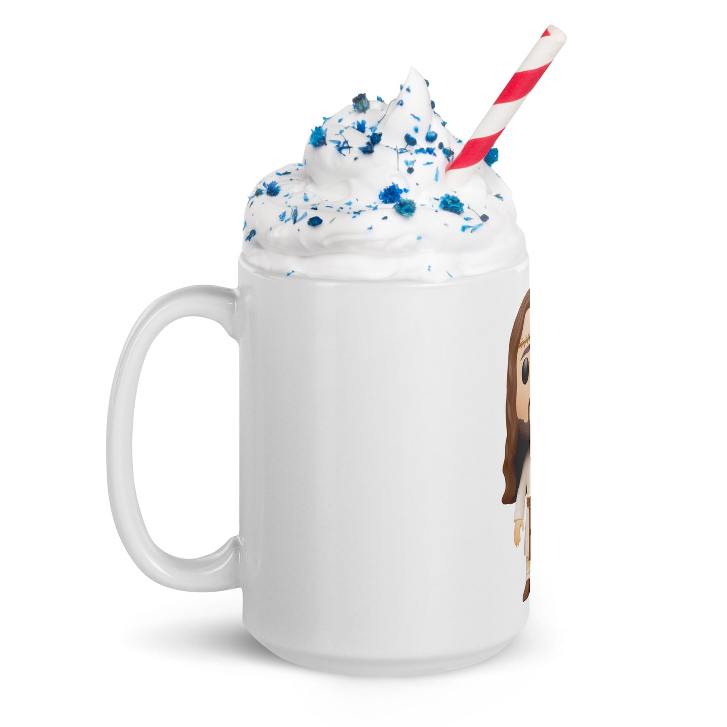 Funko Pop Jesus White glossy mug